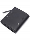 Four-Stitch Leather Half Wallet Black - MAISON MARGIELA - BALAAN 6