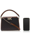 Karlie Small Logo Cross Bag Brown - MICHAEL KORS - BALAAN 7