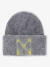 Logo Beanie Grey - OFF WHITE - BALAAN 2