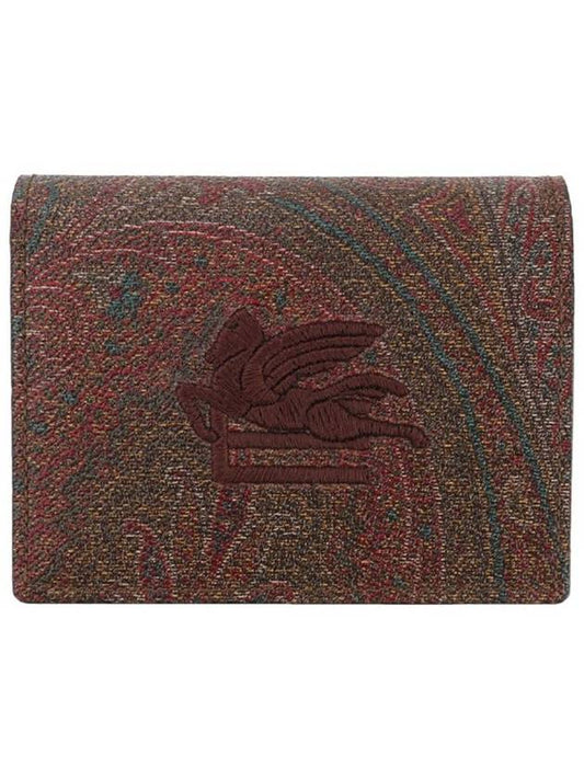 Paisley Card Wallet Brown - ETRO - BALAAN 2