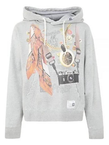 Hooded Sweatshirt A10HD621 GRAY Free GREY - MAISON MIHARA YASUHIRO - BALAAN 1