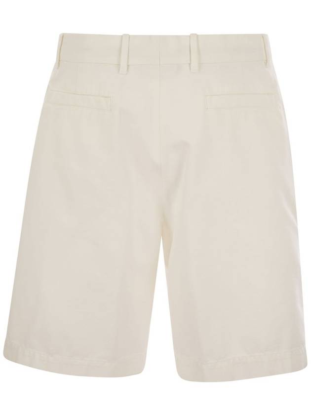 Cotton Shorts White - BRUNELLO CUCINELLI - BALAAN 3