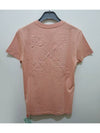 3D Reeves Arrow Short Sleeve T-Shirt Pink - OFF WHITE - BALAAN 3