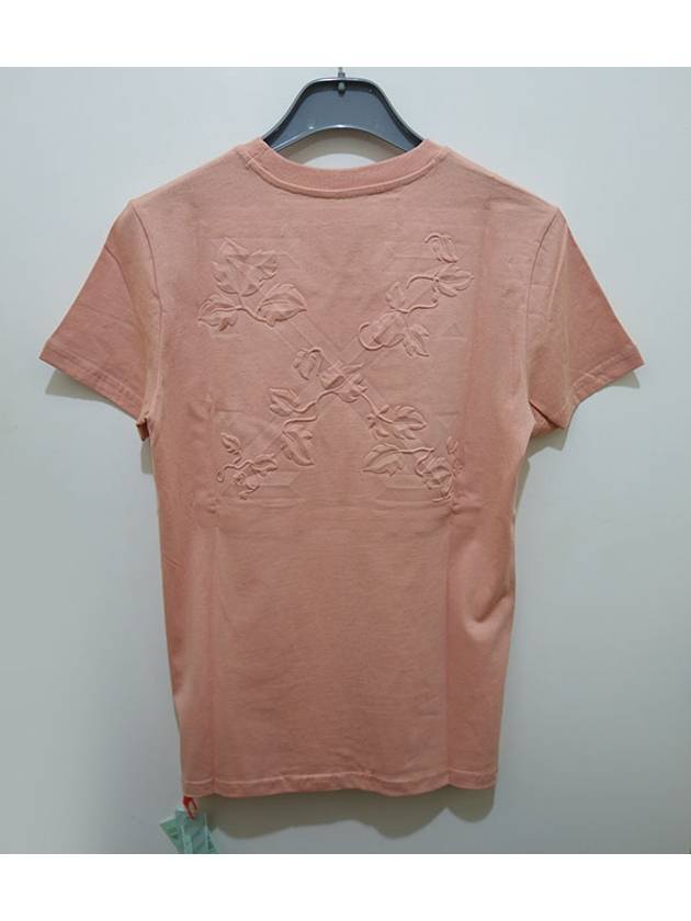 3D Reeves Arrow Short Sleeve T-Shirt Pink - OFF WHITE - BALAAN 3