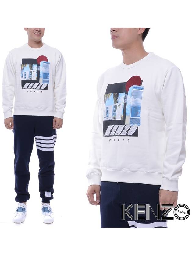 Men's Tropical Ice Sweatshirt 5SW164_4ME_04_17F - KENZO - BALAAN 1