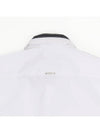 Collar point white cotton solid shirt SH136 - IKALOOOK - BALAAN 6