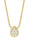 Serpent Boheme Pendant xs motif yellow gold diamond necklace women - BOUCHERON - BALAAN 3