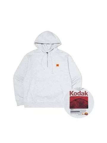 KODAK Apparel Kodachrome film graphic half zip up hood white MELANGE - KODO - BALAAN 1