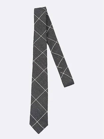 Dark gray color tie fashion accessories - THOM BROWNE - BALAAN 1