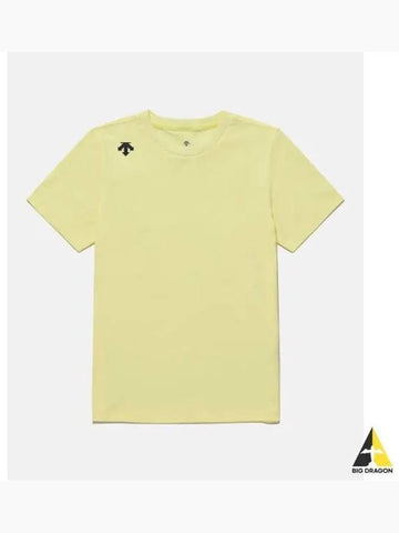 Junior TOUGH Essential Short Sleeve T Shirt Yellow SP32JUTS74 - DESCENTE - BALAAN 1