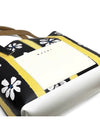 Daisy Rain Print Tote Bag Black - MARNI - BALAAN 5