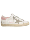 Superstar White Pink Heel Tab Sneakers - GOLDEN GOOSE - BALAAN 2