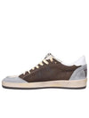 Ball Star Leather Low Top Sneakers Brown - GOLDEN GOOSE - BALAAN 5