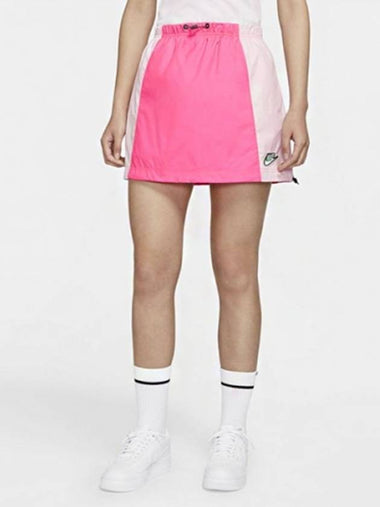 01CU5986639Women’sIcon Crush SkirtPink Soft - NIKE - BALAAN 1