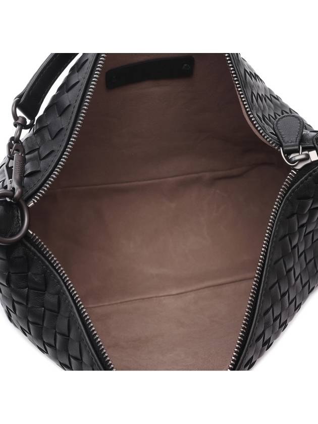 Women's Intrecciato Shoulder Bag Black - BOTTEGA VENETA - BALAAN 7