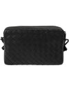 Intrecciato Cross Bag Black - BOTTEGA VENETA - BALAAN 4