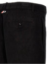 Men's Corduroy Straight Pants Black - THOM BROWNE - BALAAN 6