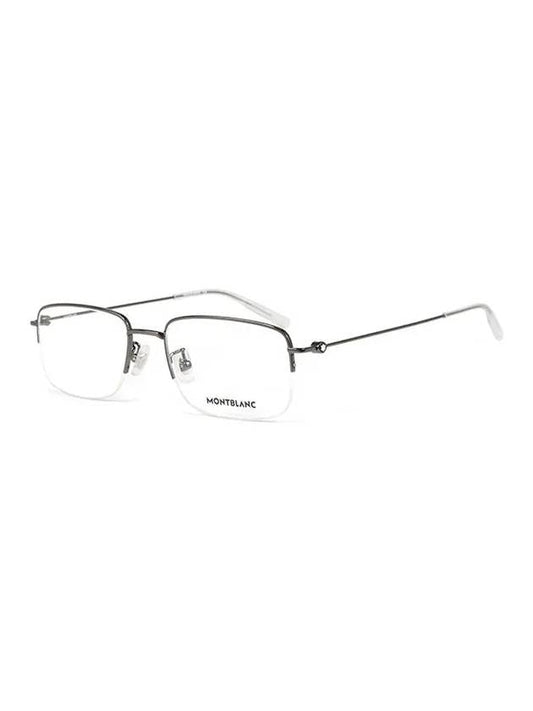 Rectangle Metal Eyeglasses Ruthenium - MONTBLANC - BALAAN 2