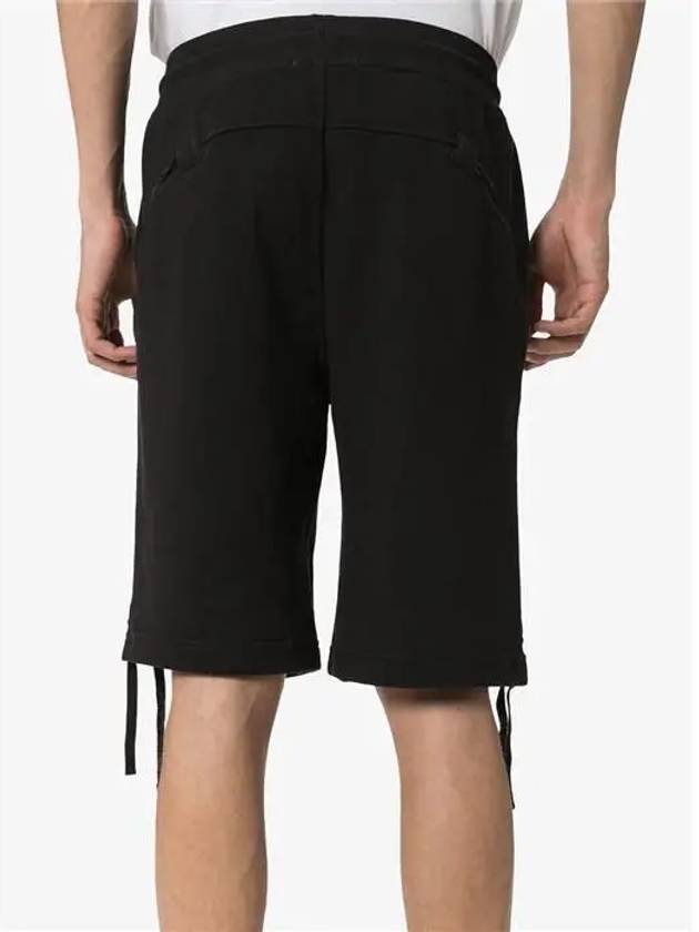 Lens Wappen Diagonal Shorts Black - CP COMPANY - BALAAN 4