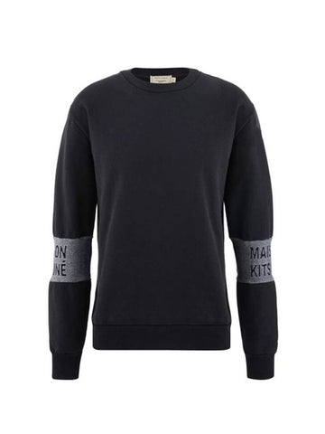 Logo Jacquard Sweatshirt Black - MAISON KITSUNE - BALAAN 1