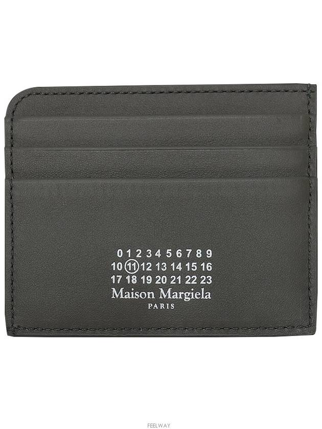 Stitch Number Logo Card Wallet Dark Shadow - MAISON MARGIELA - BALAAN 3