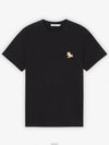 Chillax Fox Patch Classic Short Sleeve T-Shirt Black - MAISON KITSUNE - BALAAN 2