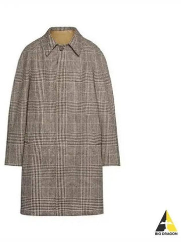 Women s Check Pattern Trench Coat Brown S51AH0189S 76564 - MAISON MARGIELA - BALAAN 1