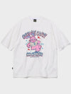 HUFF Hoppi Short Sleeve T shirt Cream - CPGN STUDIO - BALAAN 1