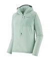 Women's Airshed Pro Pullover Half Zip Hooded Jacket Green - PATAGONIA - BALAAN 2