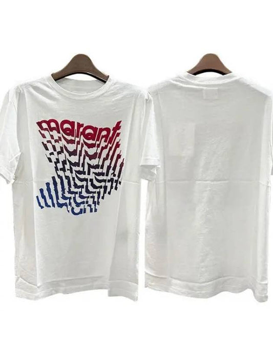 Etoile ZEWEL graphic logo short sleeve t shirt TS 30966883 1095237 - ISABEL MARANT - BALAAN 1