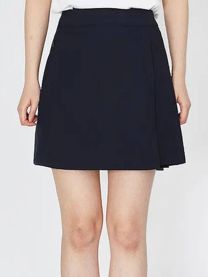 Women's Cataleya Pleated Skirt Navy - J.LINDEBERG - BALAAN 2