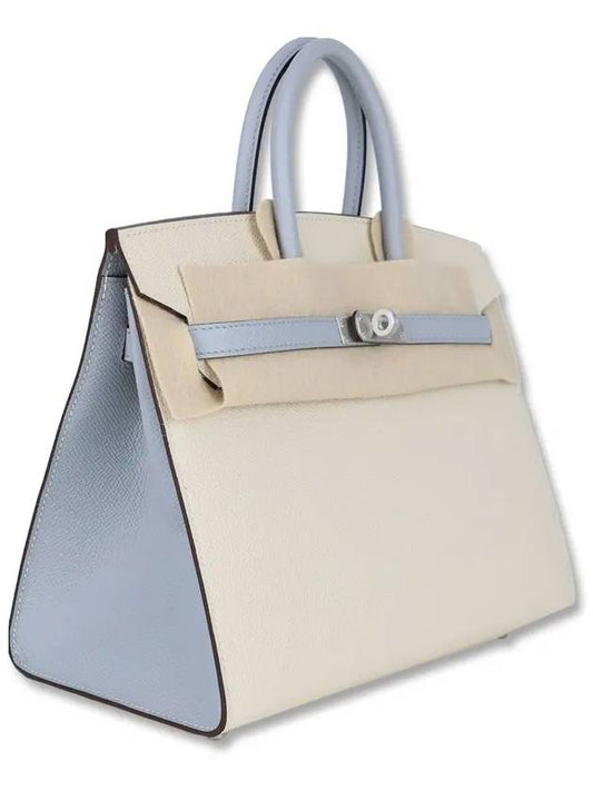 Cre Bleu Glacier Special Order Absong Birkin 25 Matte Silver B - HERMES - BALAAN 2