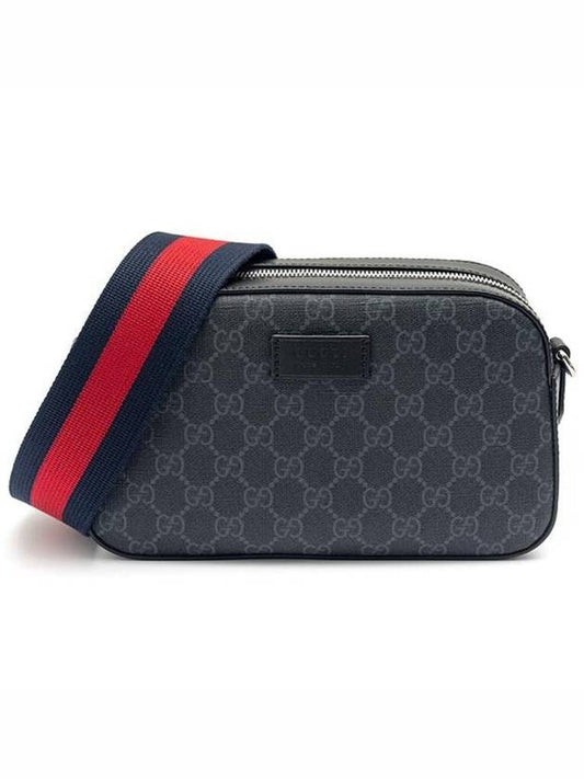 GG Supreme Cross Bag Black - GUCCI - BALAAN 2