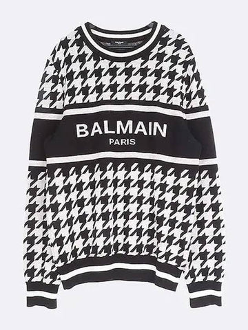 Smith Market used luxury goods black knit men s clothing - BALMAIN - BALAAN 1