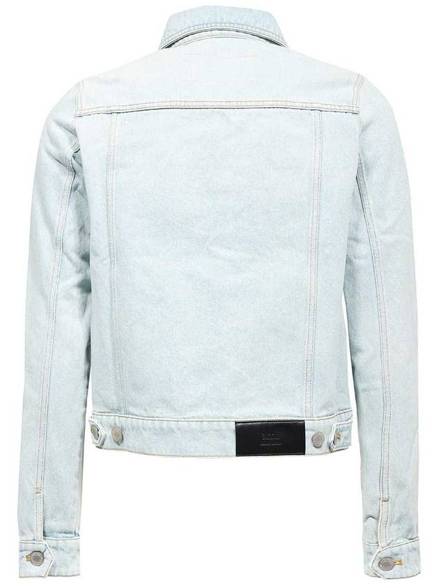 Trucker Denim Jacket Blue - AMI - BALAAN 3