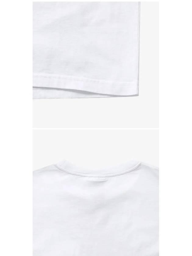 Logo Patch Short Sleeve T-Shirt White - ACNE STUDIOS - BALAAN 4