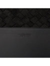 Intrecciato Calfskin Clutch Bag Black - BOTTEGA VENETA - BALAAN 5