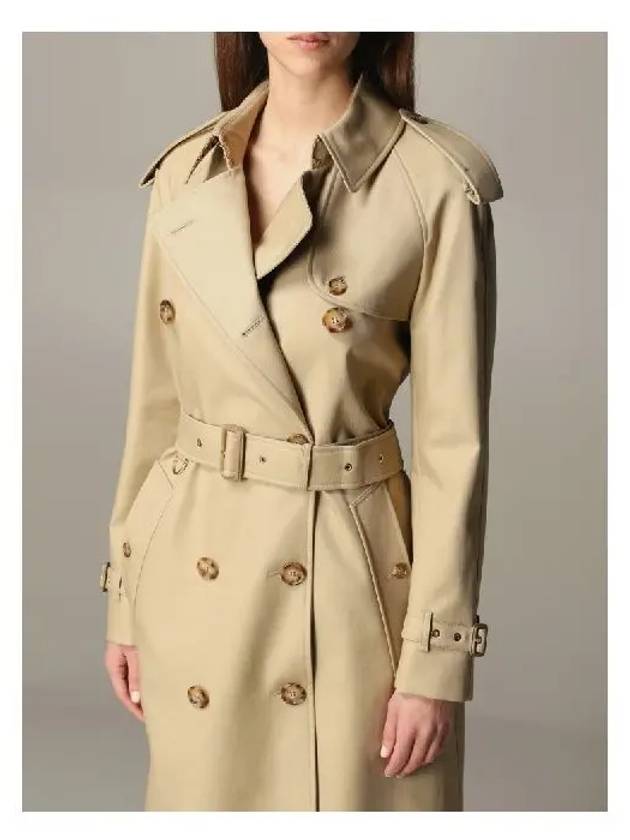 Gabardine Trench Coat Beige - BURBERRY - BALAAN 4