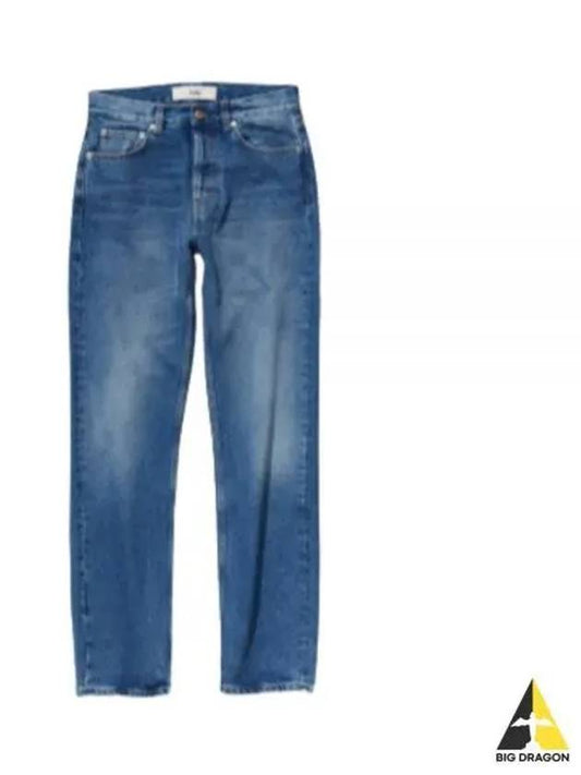 24 STRAIGHT CUT JEANS WORN WASH denim - SEFR - BALAAN 1