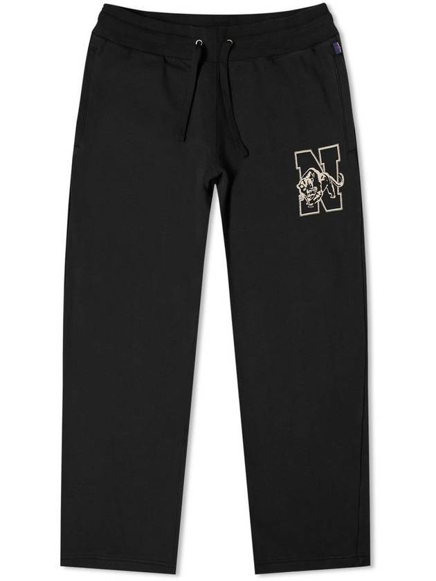 Logo Print Track Pants Black - PUMA - BALAAN 1