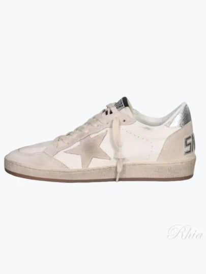 Ball Star Low Top Sneakers Grey White - GOLDEN GOOSE - BALAAN 2