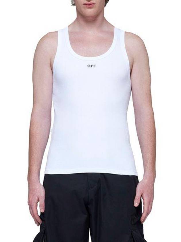 OFF-WHITE OFF STAMP RIB TANKTOP - OFF WHITE - BALAAN 2