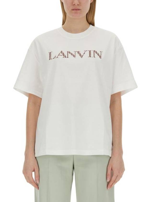 Short Sleeve T-Shirt RW TS0022 J207 P2401 WHITE - LANVIN - BALAAN 1