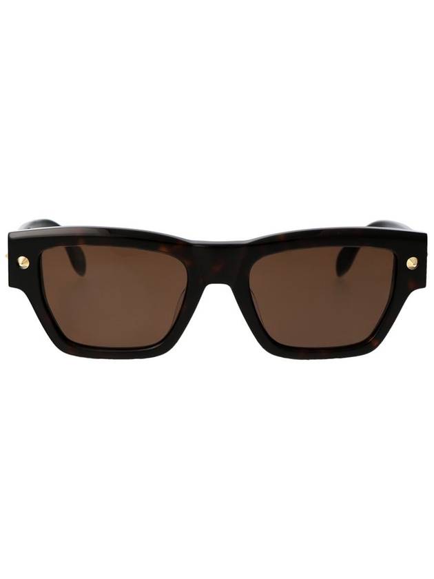 Sunglasses AM0409S 002 002 HAVANA HAVANA BROWN - ALEXANDER MCQUEEN - BALAAN 2