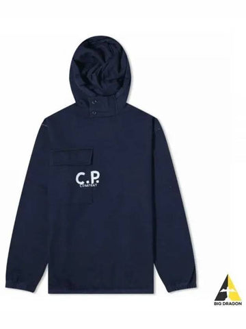 CP Company 24 Indigo Fleece Hoodie 16CMSS184A 110055W D11 - CP COMPANY - BALAAN 1