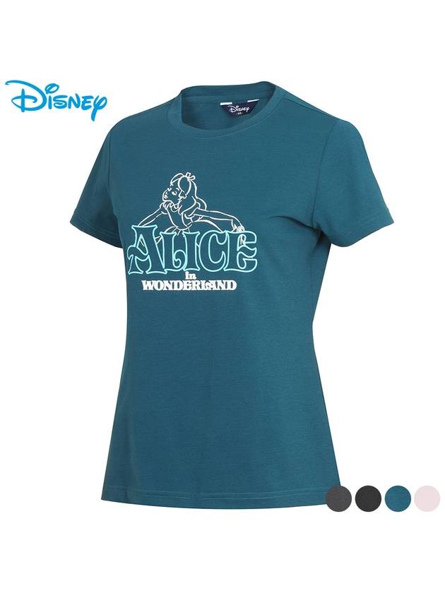 Simple Printing T-Shirt DN2LTR091 - DISNEY GOLF - BALAAN 2