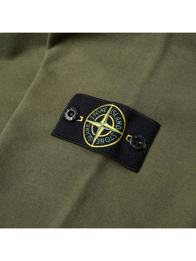 Wappen Patch Crewneck Sweatshirt Dark Green - STONE ISLAND - BALAAN 3