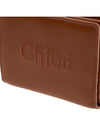 Sense Soft Leather Half Wallet Brown - CHLOE - BALAAN 7