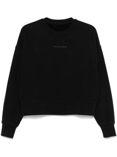 Muskoka Logo Sweatshirt Black - CANADA GOOSE - BALAAN 2