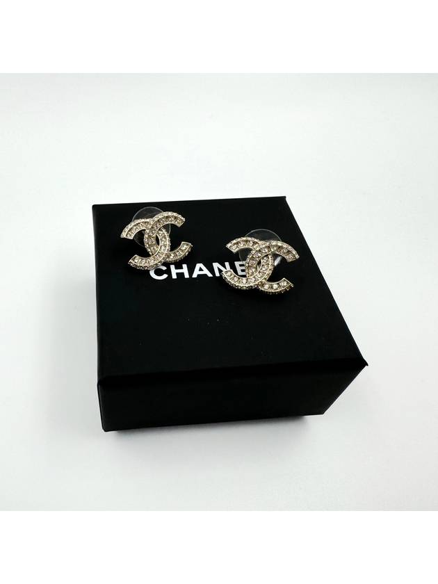 Metal Earrings Diamantes & Gold Crystal - CHANEL - BALAAN 5